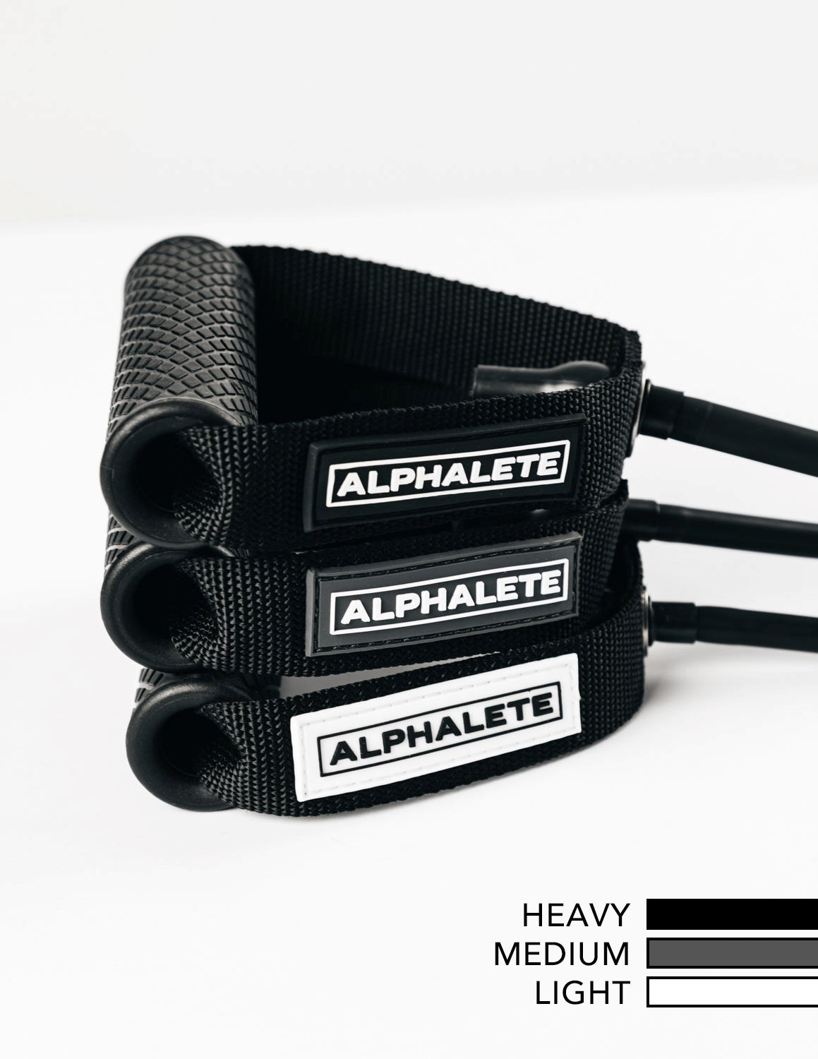 Alphalete Tréninková X Alphalete Soft Touch Tube Band Černé | 25179JBAY