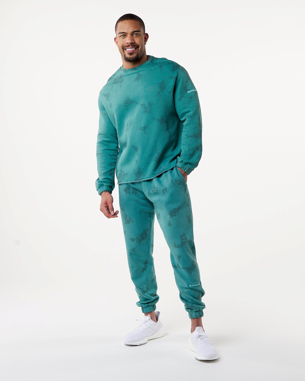 Alphalete Washed Fleece Svetrové Submarine | 37528LWOM