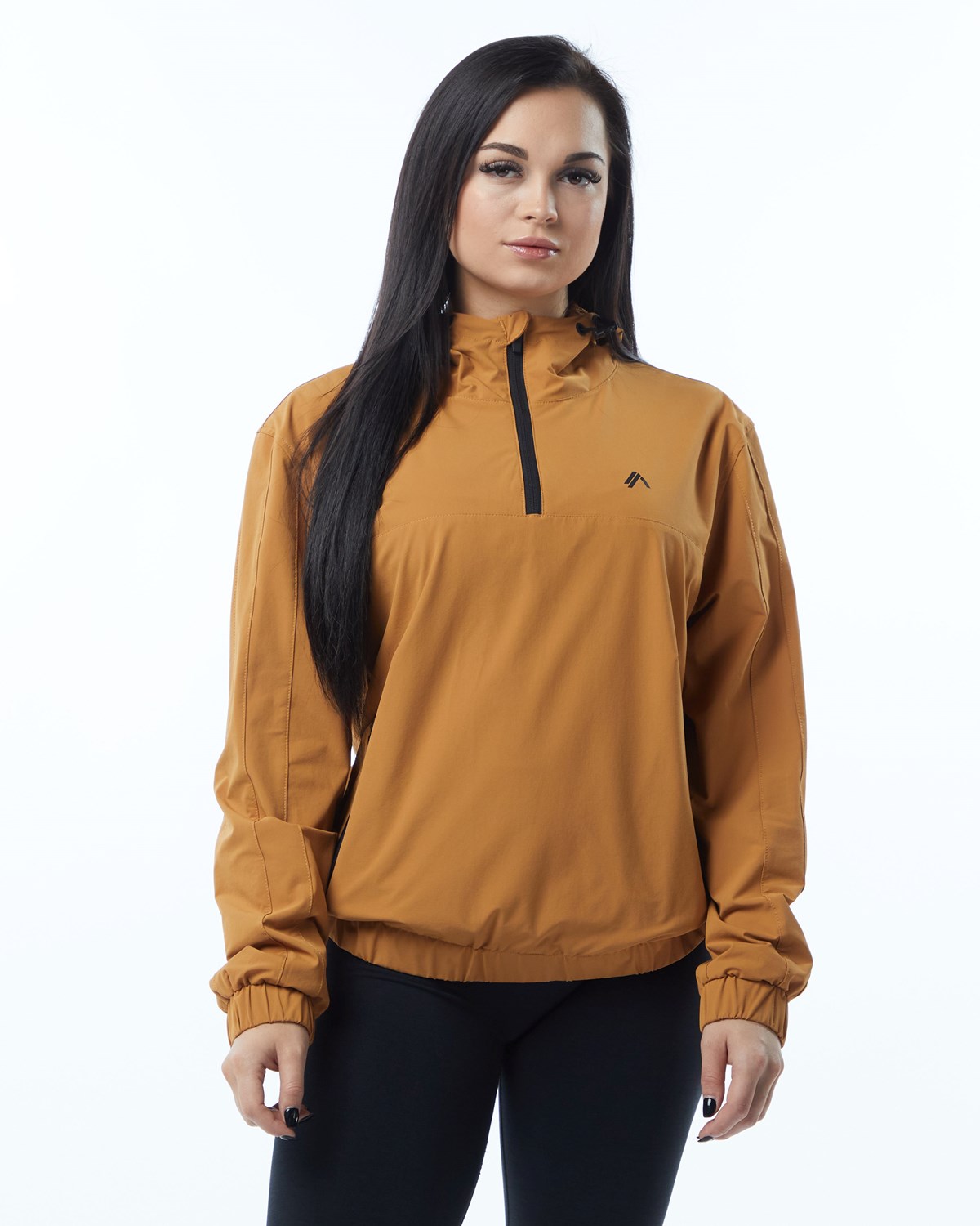 Alphalete Woven Performance Jacket Chestnut | 74136PRDH