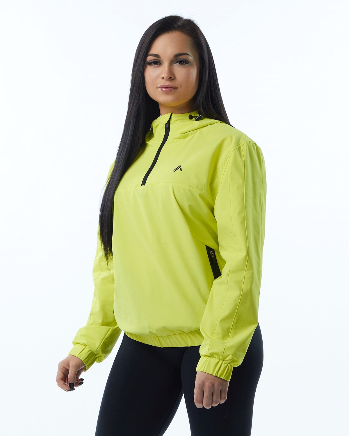 Alphalete Woven Performance Jacket Citrus Slice | 20795KJHT