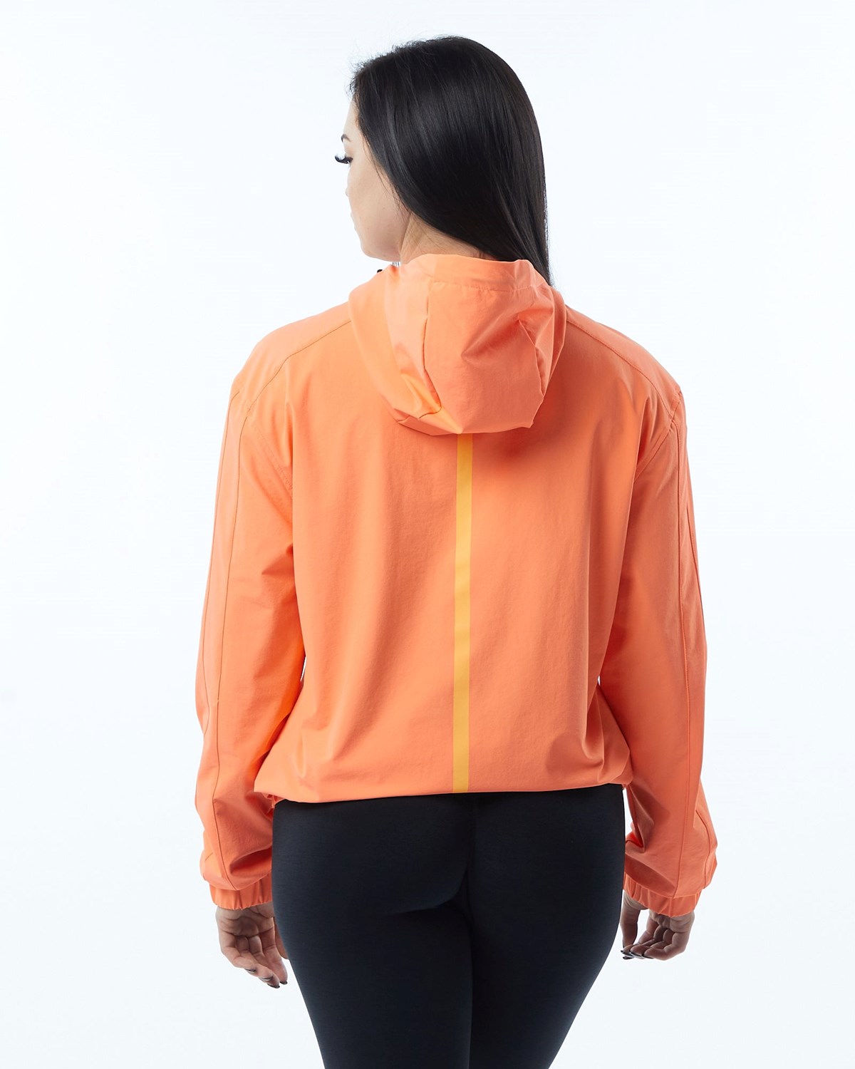 Alphalete Woven Performance Jacket Electric Peach | 31046QZCF