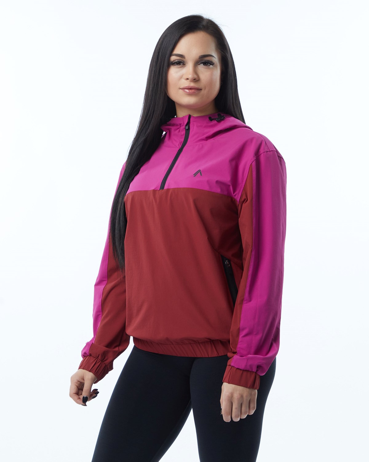 Alphalete Woven Performance Jacket Růžové | 43690QZVK