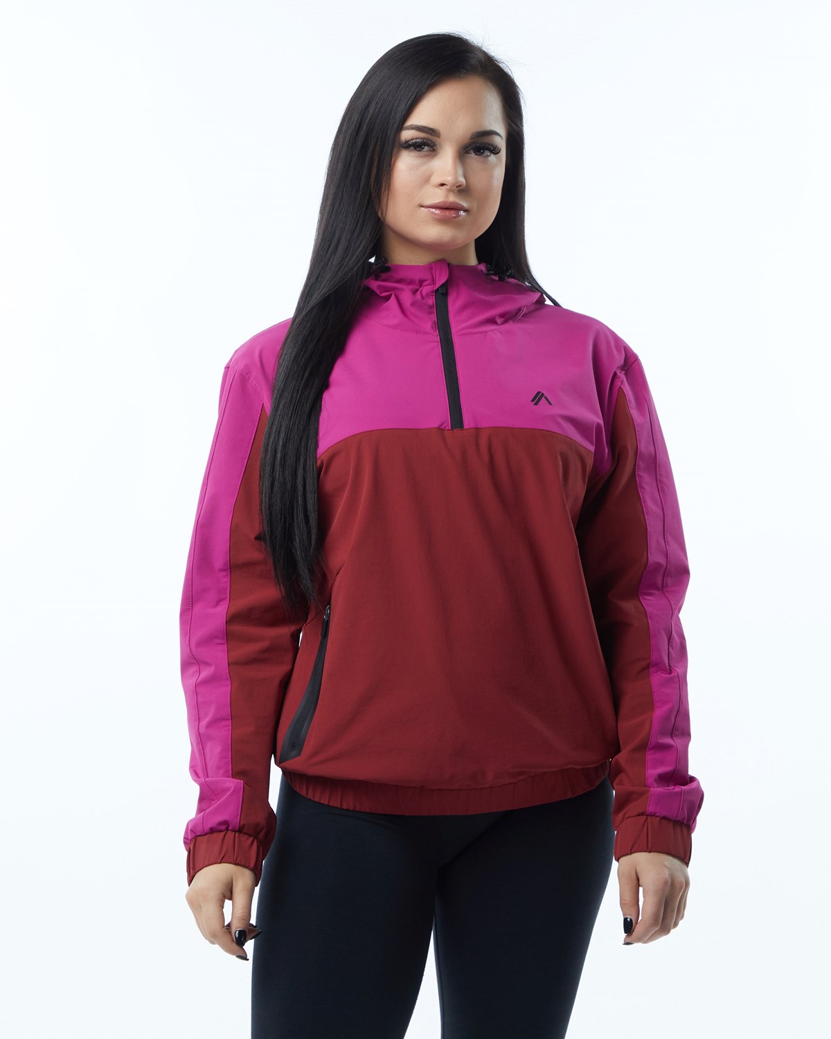 Alphalete Woven Performance Jacket Růžové | 43690QZVK