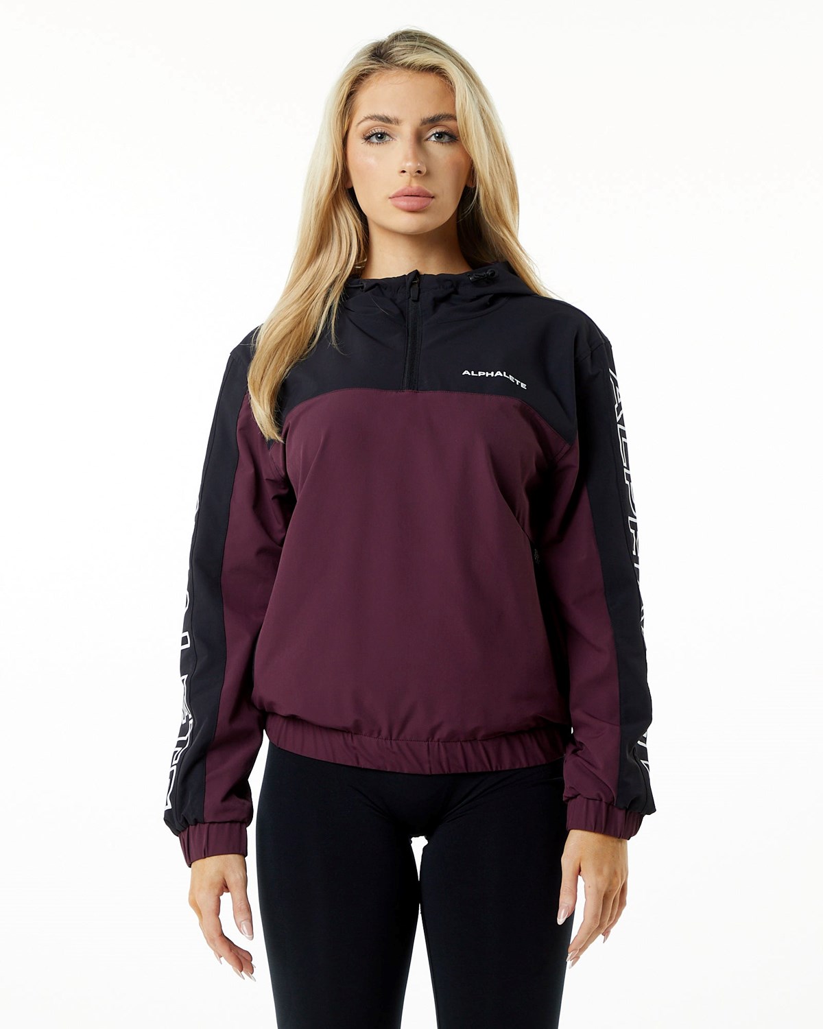 Alphalete Woven Performance Jacket Tmavě | 97028FAMW