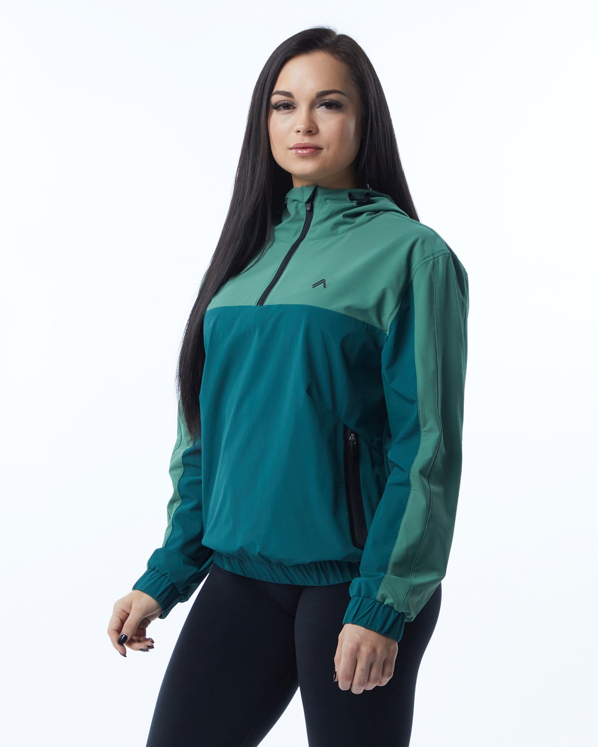 Alphalete Woven Performance Jacket Zelene | 98165VBLG