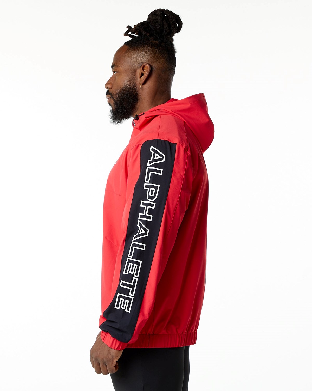 Alphalete Woven Performance Jacket Červené | 63895AWLV