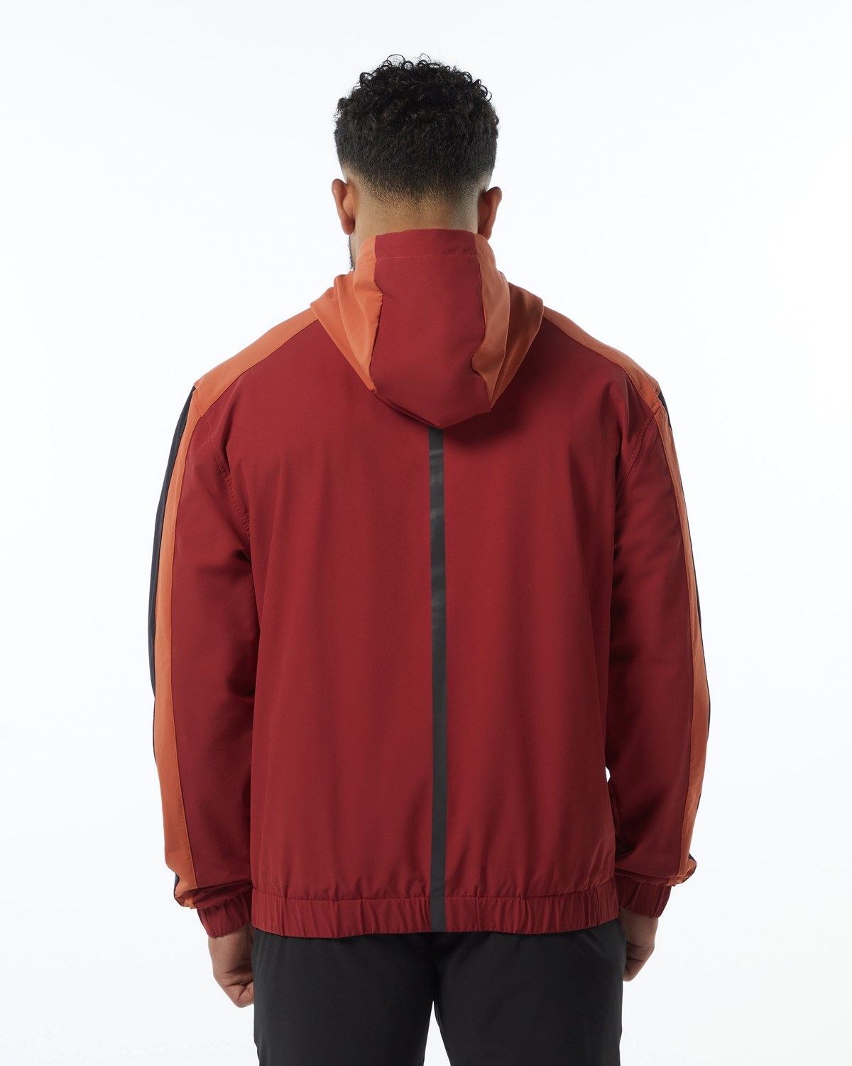 Alphalete Woven Performance Jacket Červené | 78431HNSO