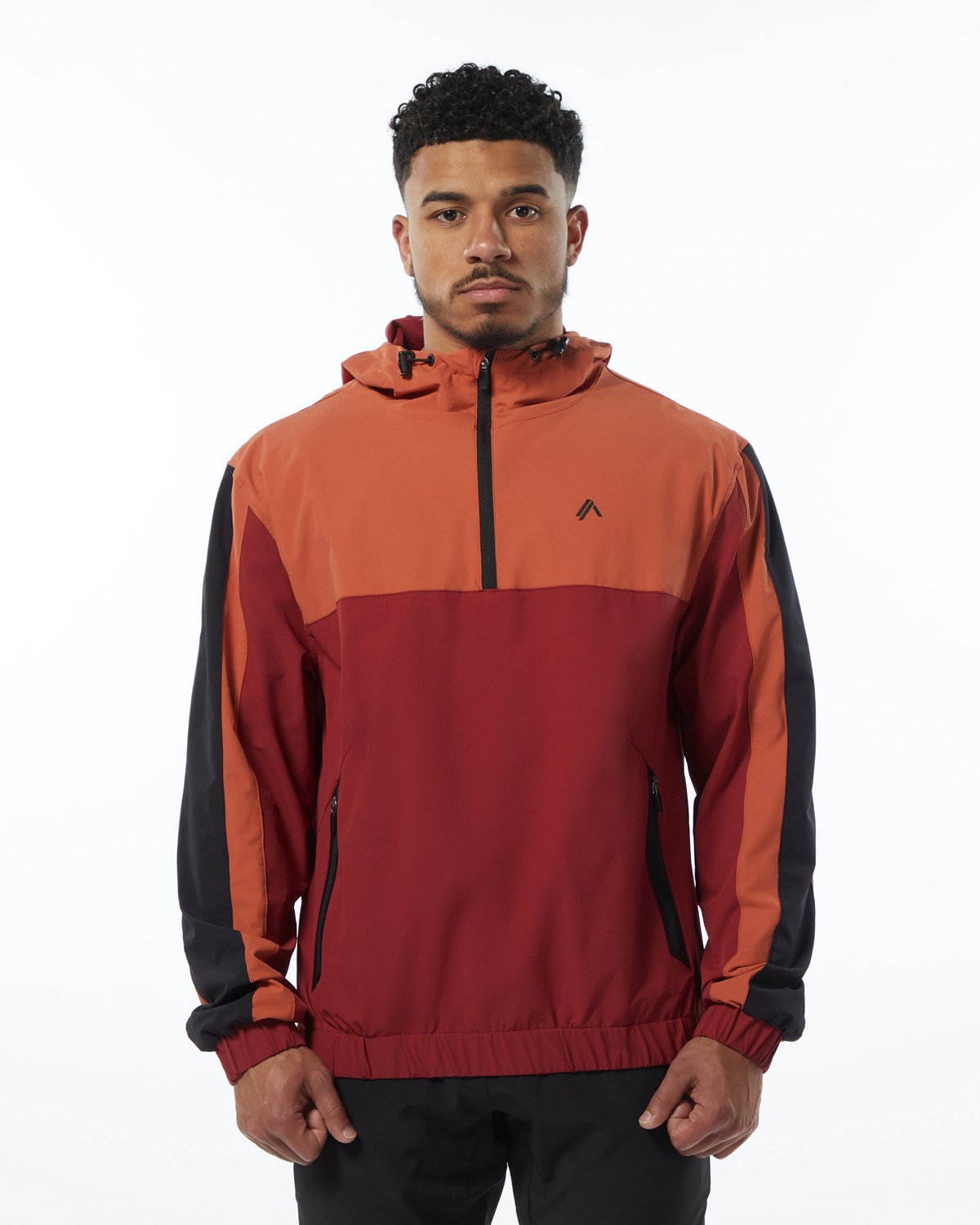 Alphalete Woven Performance Jacket Červené | 78431HNSO